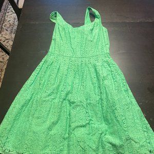 Lilly Pulitzer Lace Green Dress